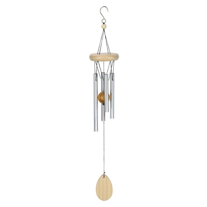 Four Tube Wind Chime - Natural - Dollars and Sense