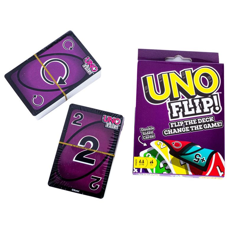 Playing Card Game - Uno Flip Cards - Dollars and Sense