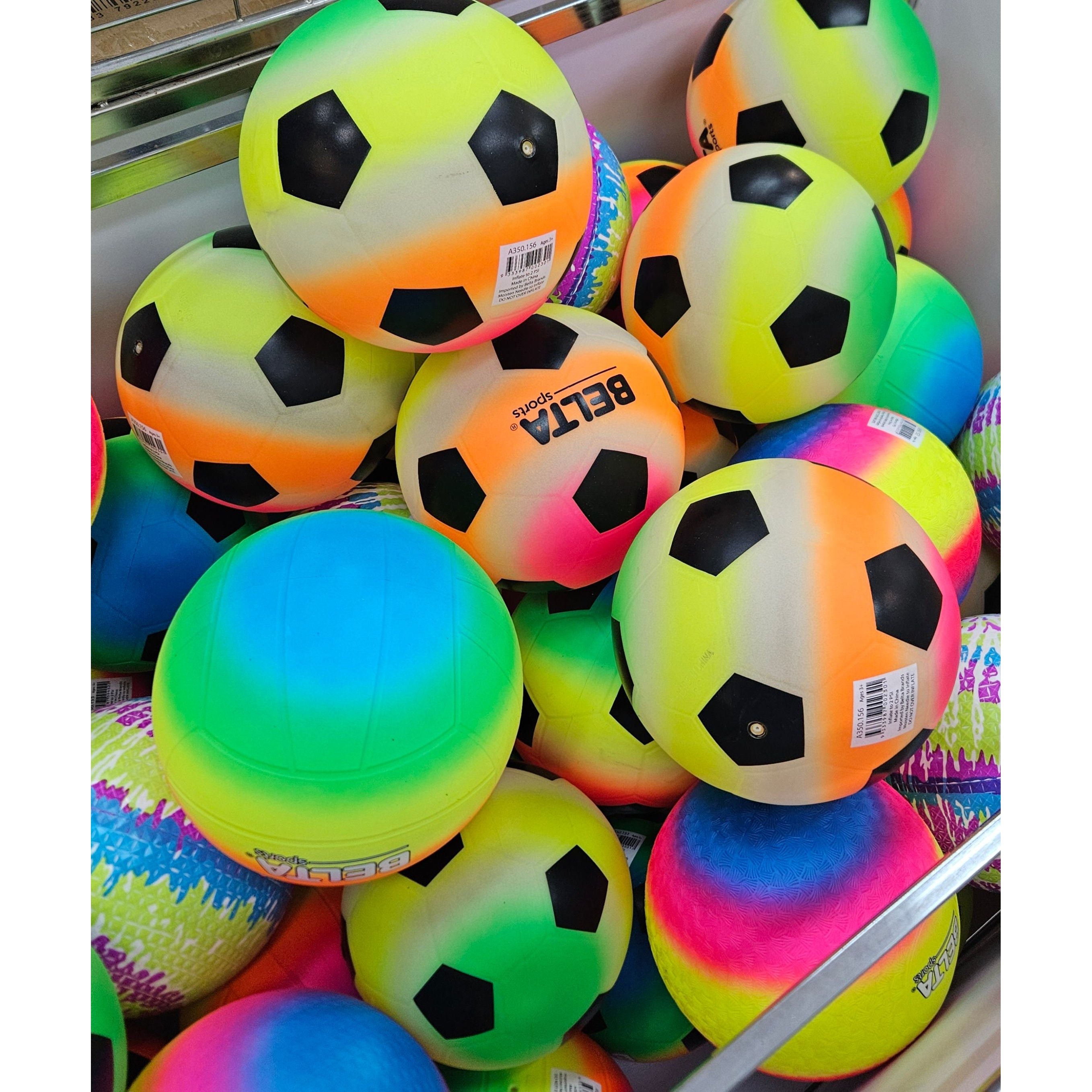 Soccer Ball PVC - Rainbow - Dollars and Sense