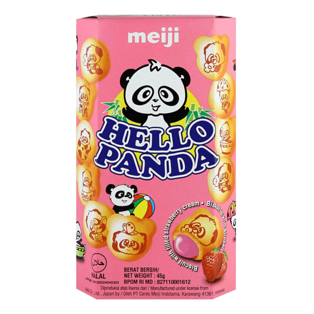 Meiji Hello Panda - Strawberry - Dollars and Sense