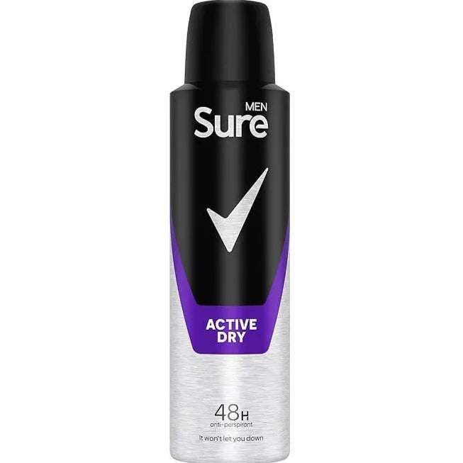 Sure Antiperspirant Spray - Men Active Dry - Dollars and Sense