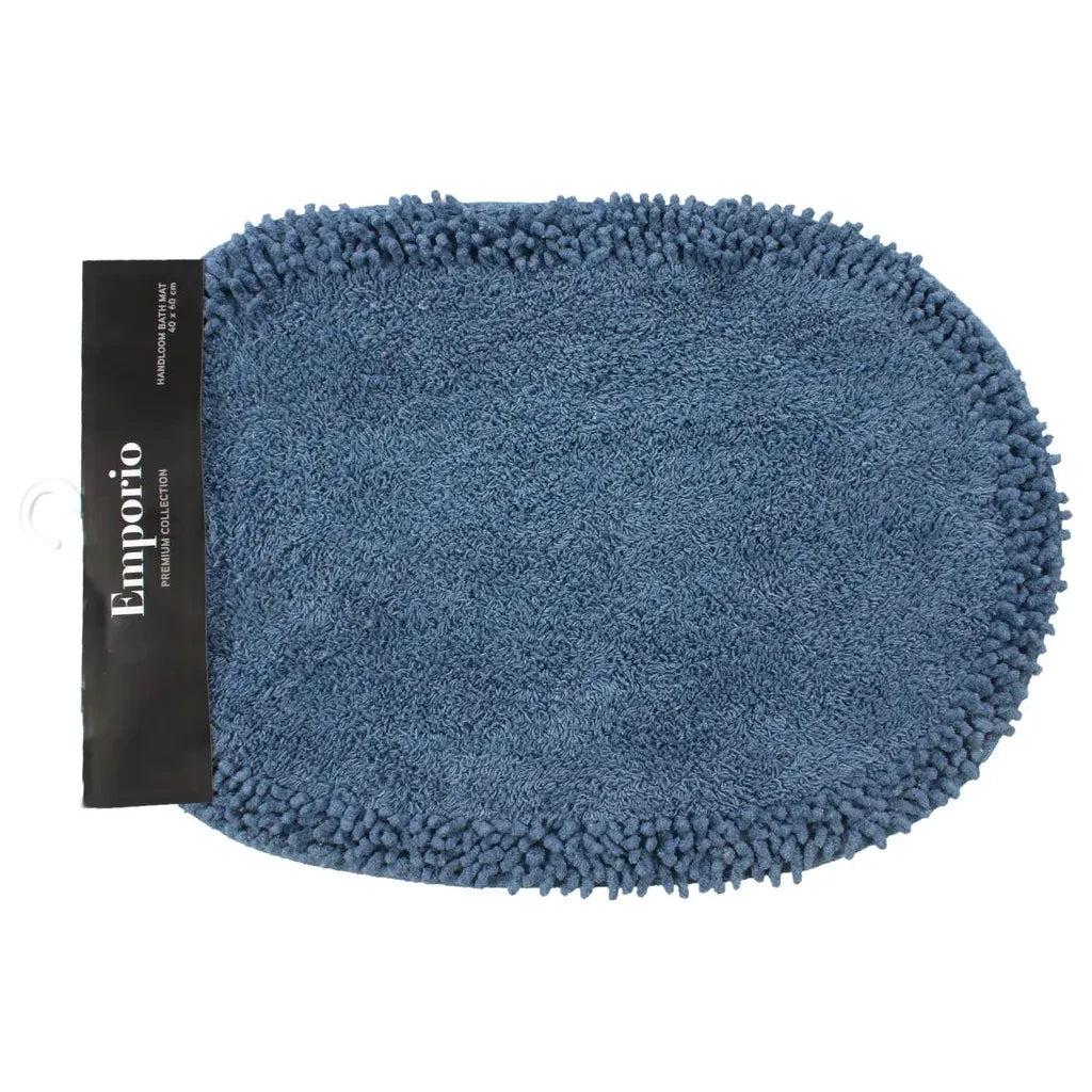 Bath Mat Oval - Cotton - Dollars and Sense