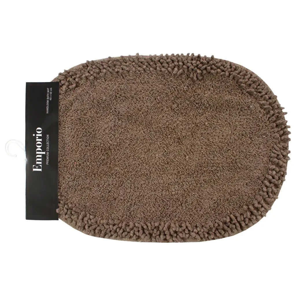 Bath Mat Oval - Cotton - Dollars and Sense