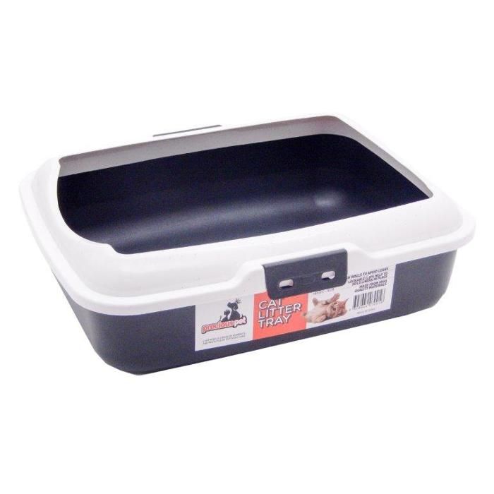 Cat Litter Tray Rectangular - with Rim - Dollars and Sense
