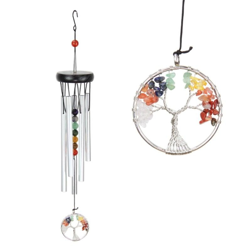 Wind Chime - Tree of Life Gemstone Donger - Dollars and Sense