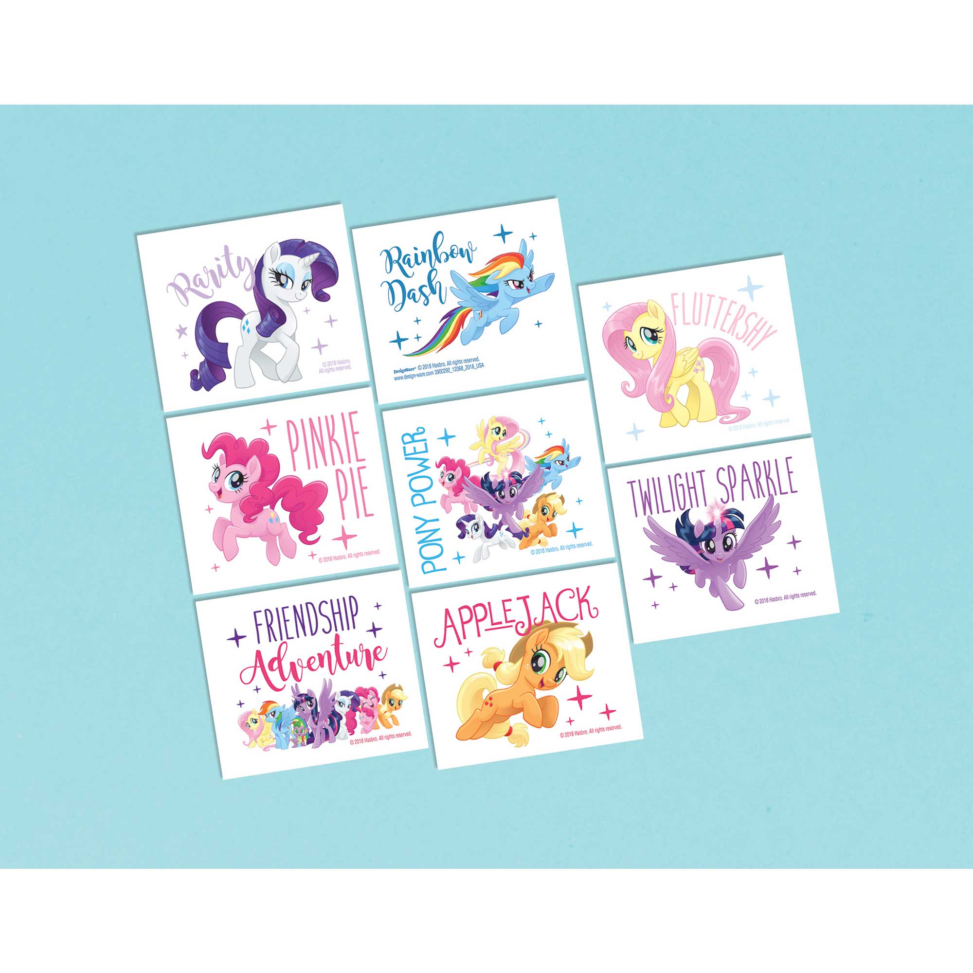 My Little Pony Adventures Tattoos - 8 Pack Default Title