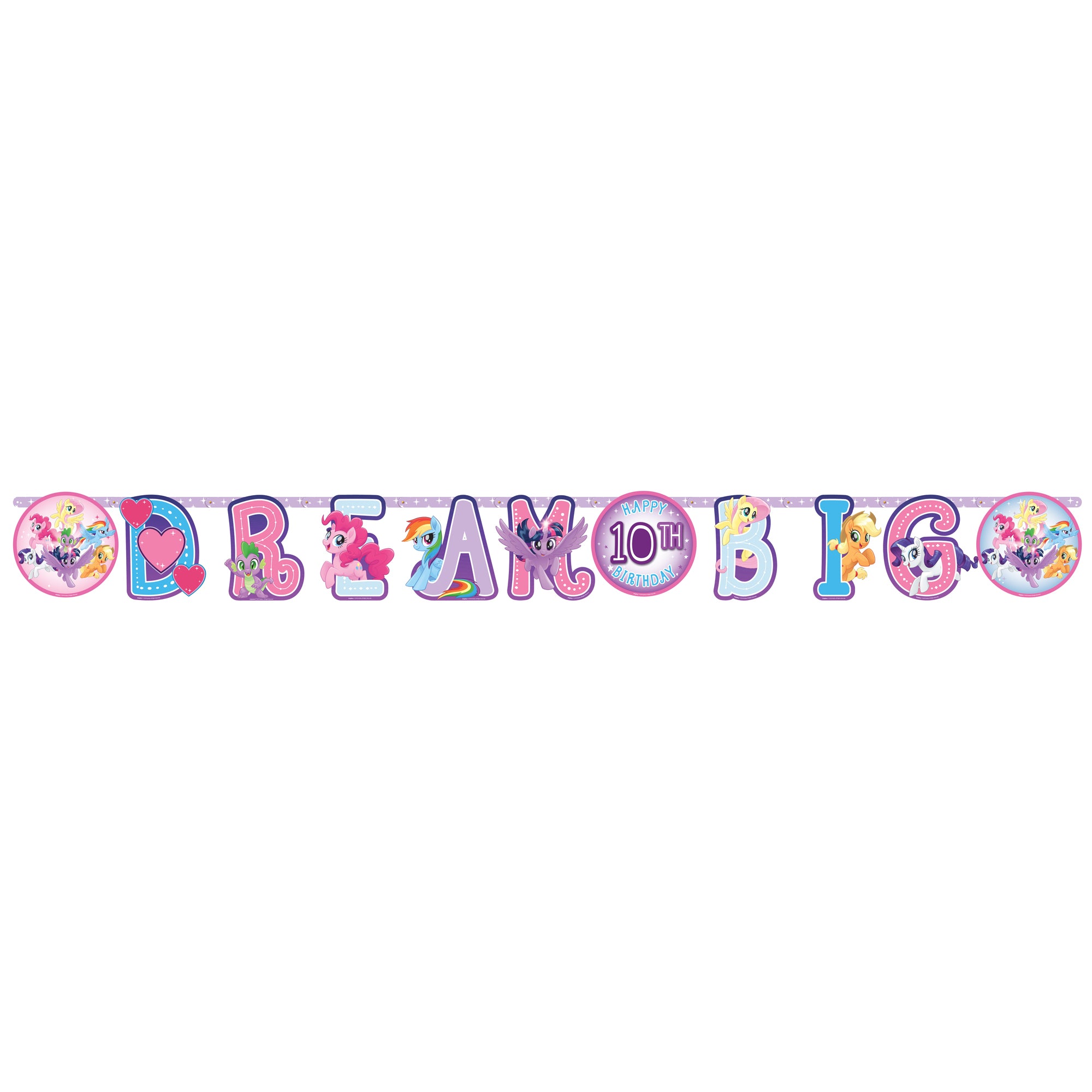 My Little Pony Friendship Adventures Jumbo Add-An-Age Letter Banner Default Title