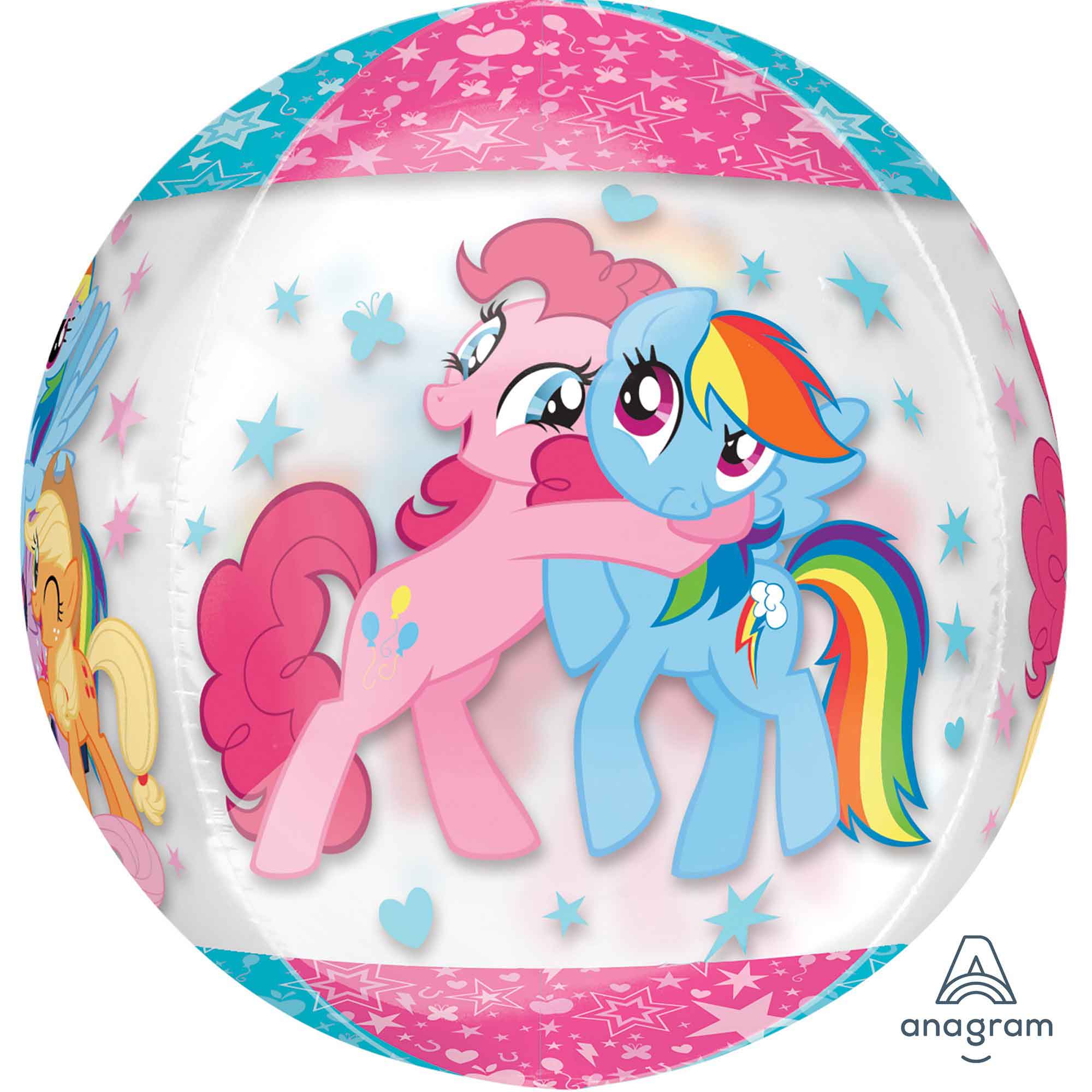 My Little Pony Balloon Clear Orbz XL - 38x40cm Default Title