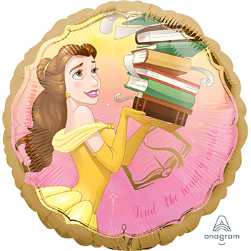 Disney Princess Beauty & The Beast Belle Once Upon A Time Foil Balloon Standard HX - 45cm Default Title