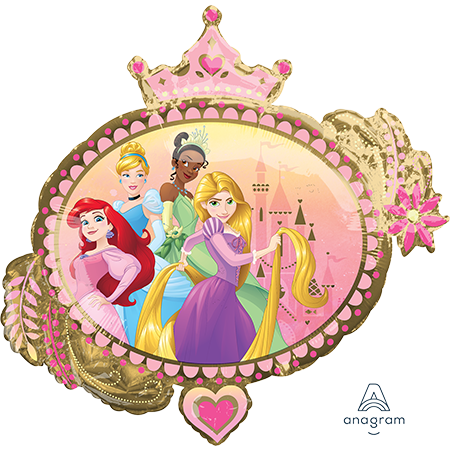 Disney Princesses Once Upon A Time Foil Balloon SuperShape XL - 86x81cm Default Title