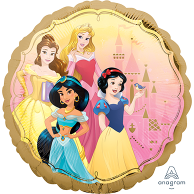 Disney Princesses Once Upon A Time Foil Balloon Standard HX - 45cm Default Title