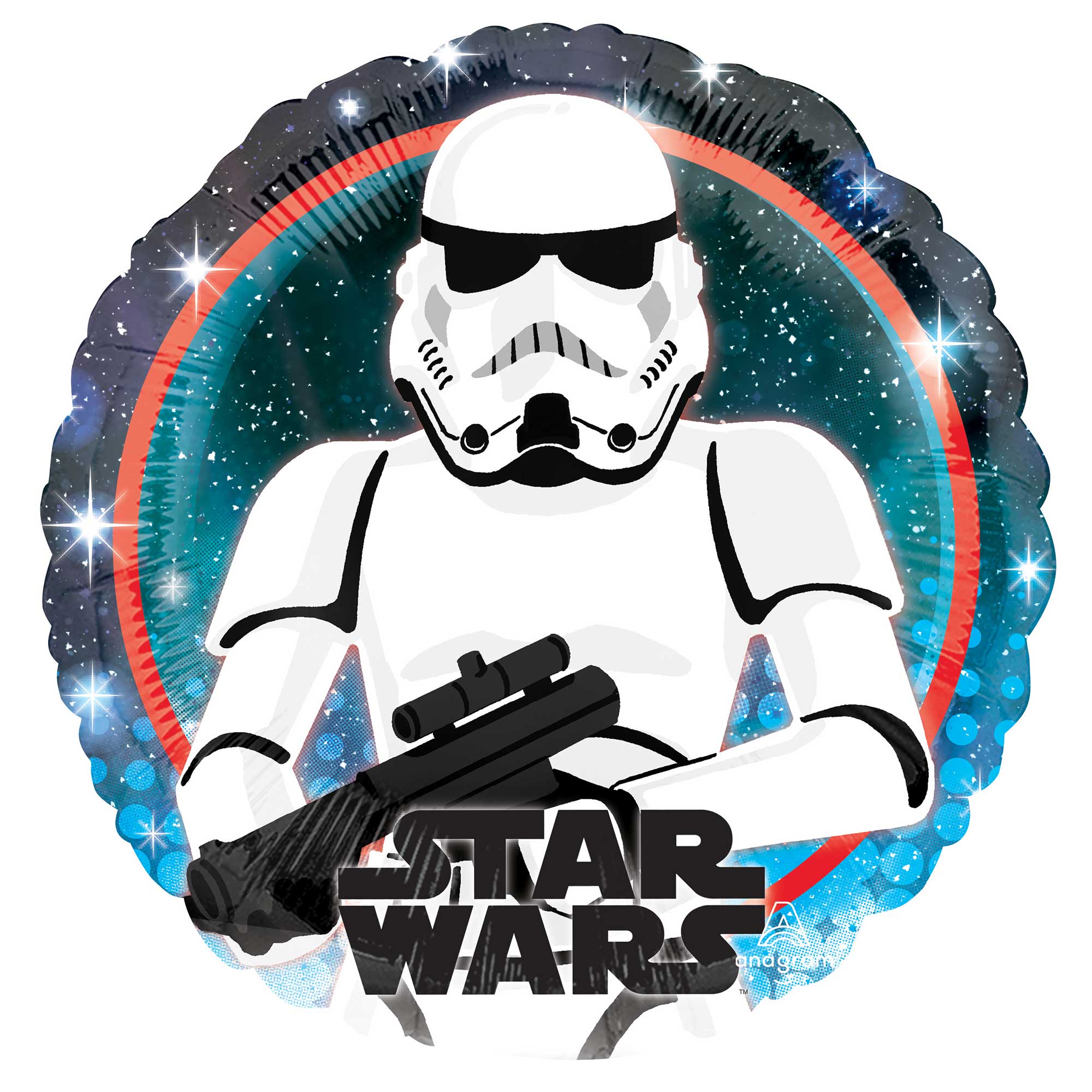 Star Wars Galaxy Stormtrooper Foil Balloon Standard HX - 45cm Default Title