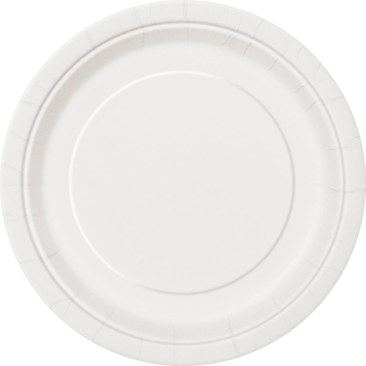 Bright White Paper Plates 23cm 8Pk - Dollars and Sense