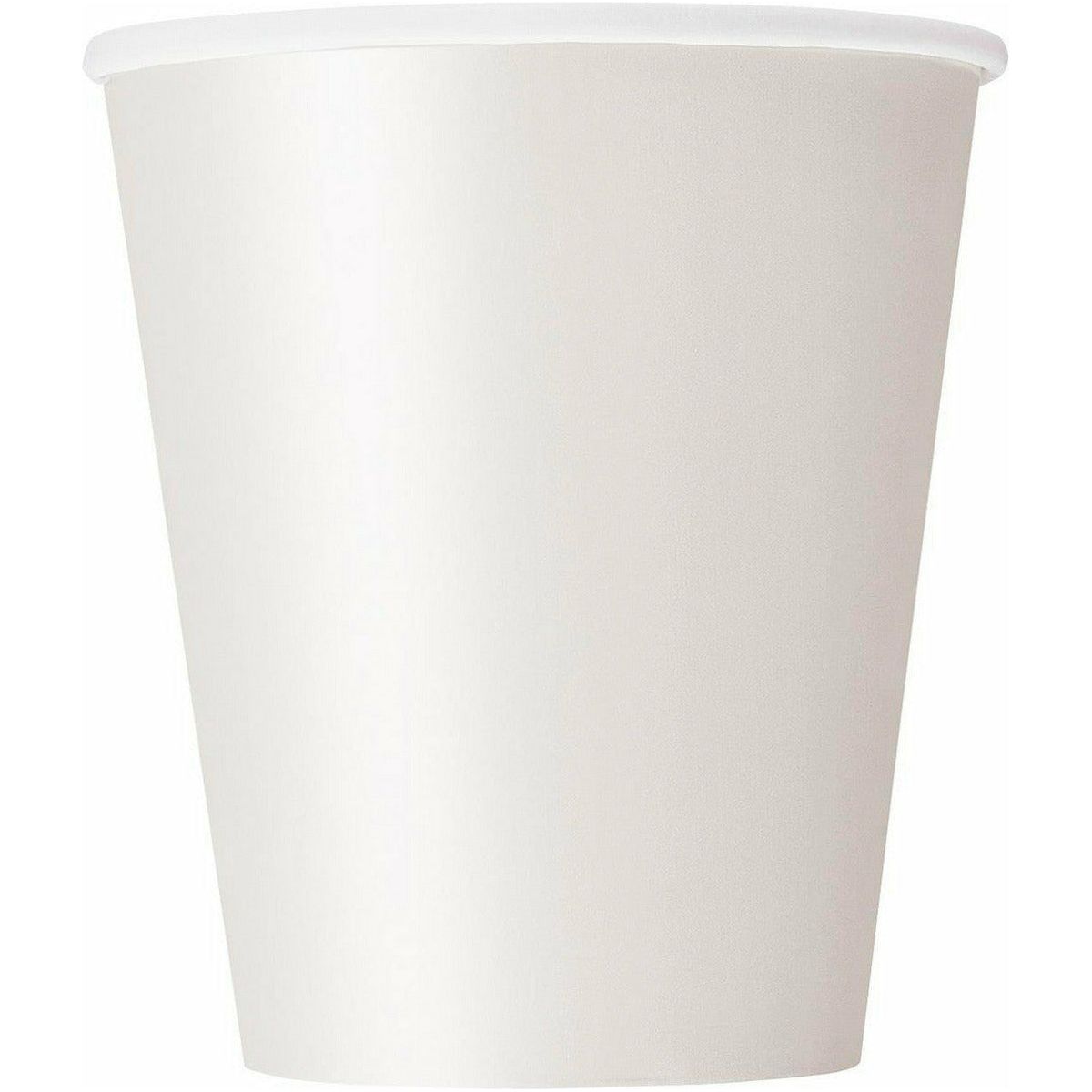 Bright White Paper Cups - 270ml 8 Pack 1 Piece - Dollars and Sense