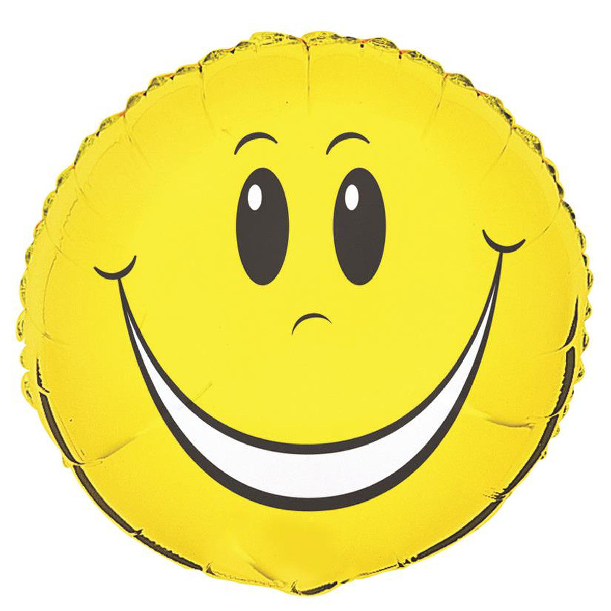 Smiley Face Foil Balloon Packaged - 45cm 1 Piece - Dollars and Sense