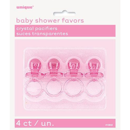 4 Pacifiers Crystal Pink 5cm Default Title