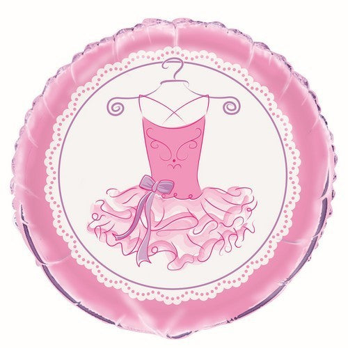 Ballerina 45cm (18) Foil Balloon Packaged