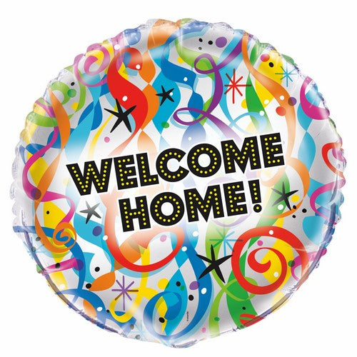 Bright Welcome Home 45cm (18) Foil Balloon Packaged