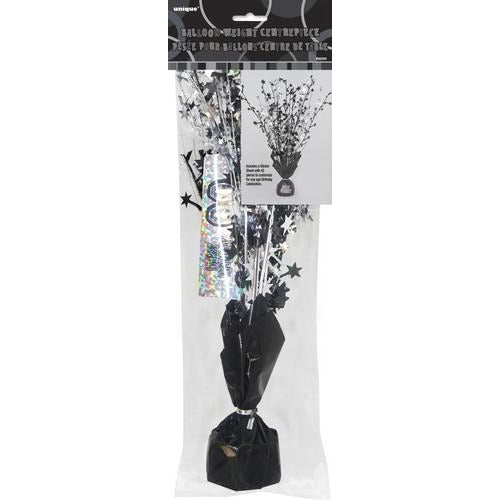 Glitz Black And Silver Foil Balloon Weight And Sticker Sheet Default Title