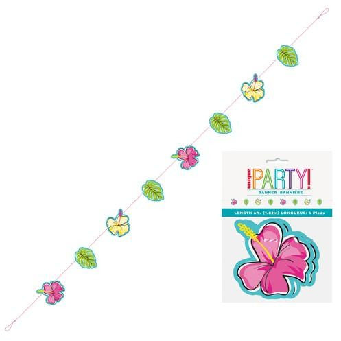 Summer Pineapple & Flamingo Cut Out Banner 1.82m (6)