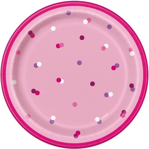 Pink 8 x 18cm (7) Paper Plates