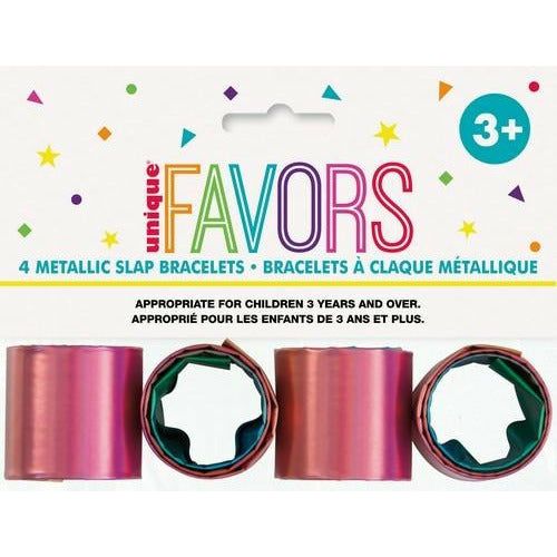 4 Rainbow Slap Bracelets - Dollars and Sense