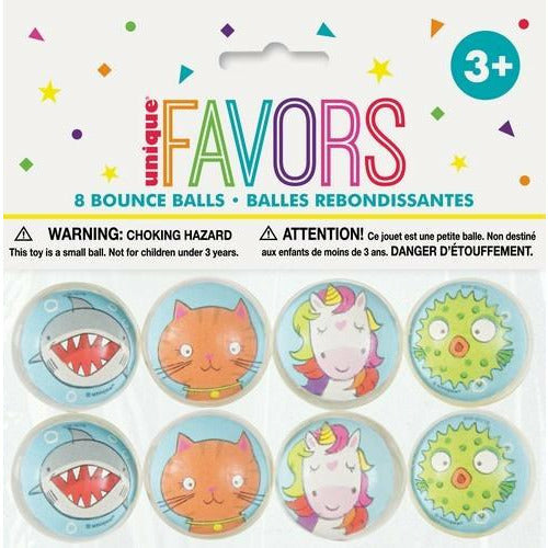 8 High Bounce Balls - Dollars and Sense