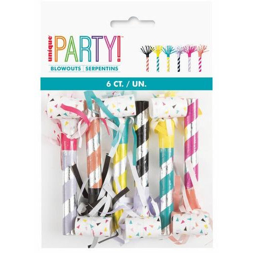 8 Fringed Blowouts - Assorted Colours