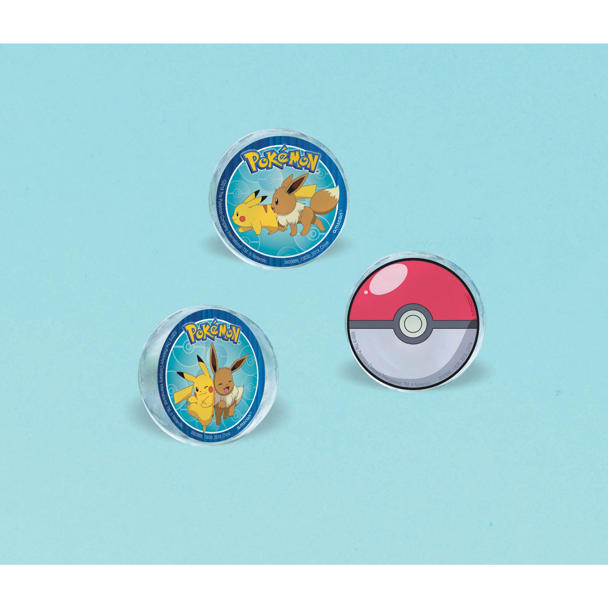 Pokemon Classic Bounce Balls - 54mm 8 Pack Default Title