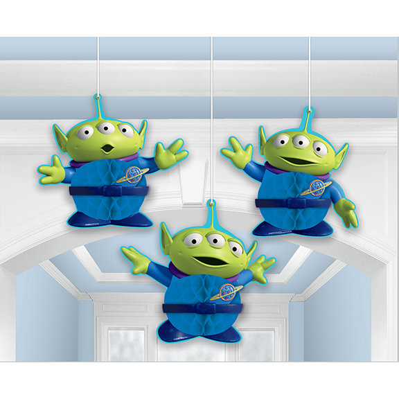 Toy Story 4 Hanging Honeycomb Decorations - 22cm 3 Pack Default Title