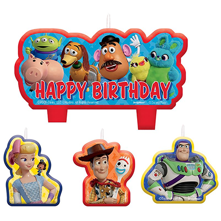 Toy Story 4 Happy Birthday Candle Set - 4 Pack Default Title