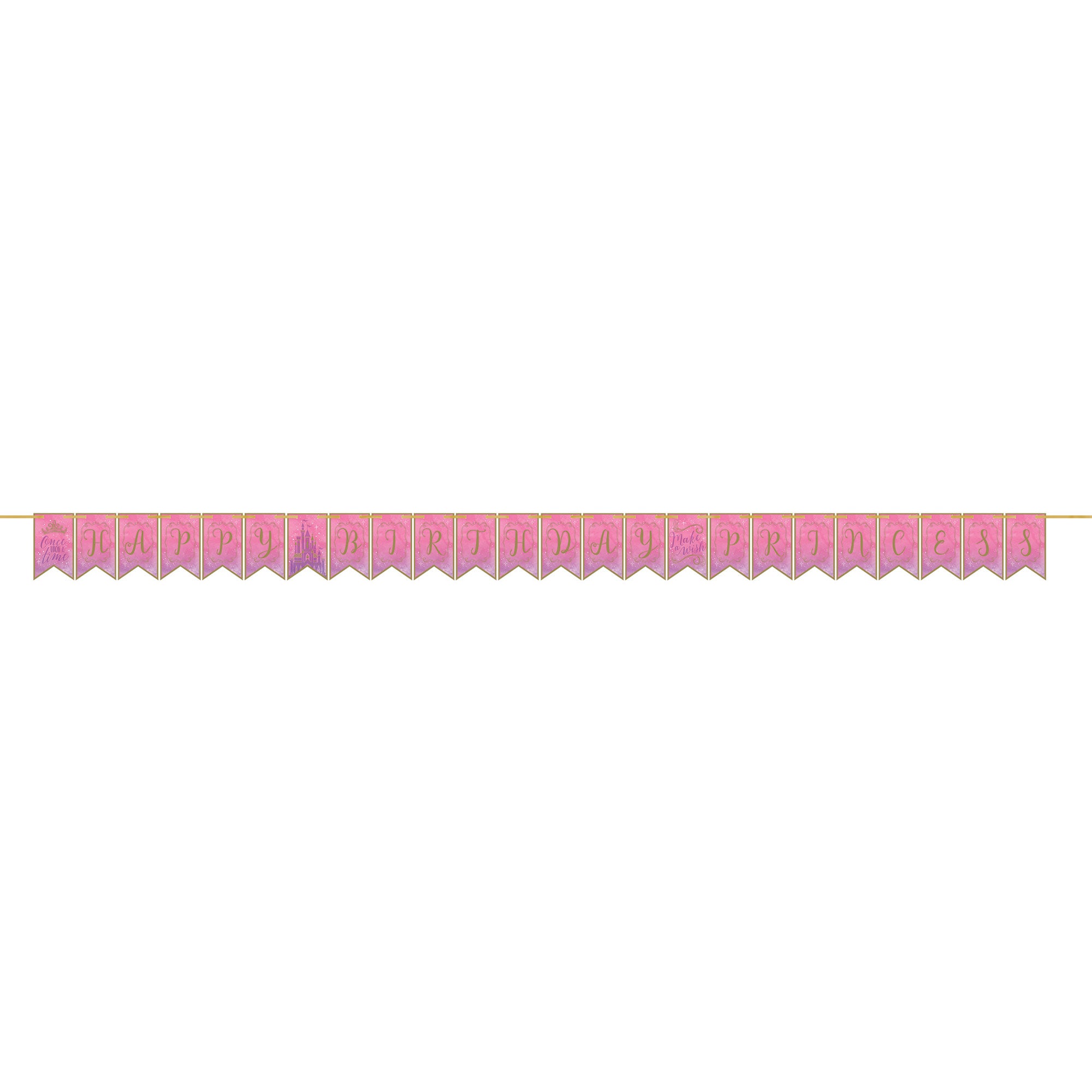 Disney Princess Once Upon A Time Pennant Banner Default Title