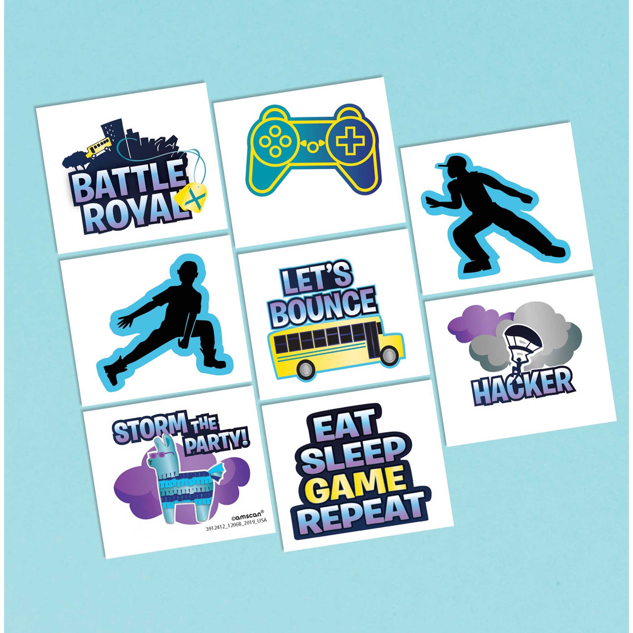 Battle Royal Tattoos - 8 Pack Default Title