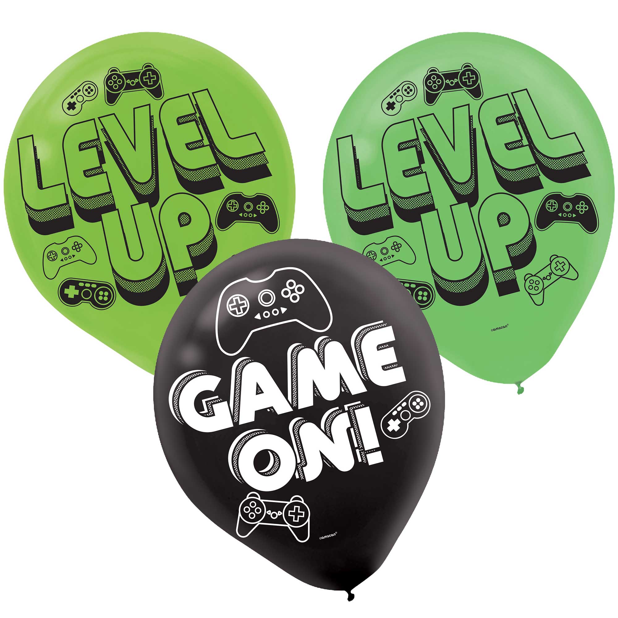 Gaming Level Up Game On Latex Balloons Default Title