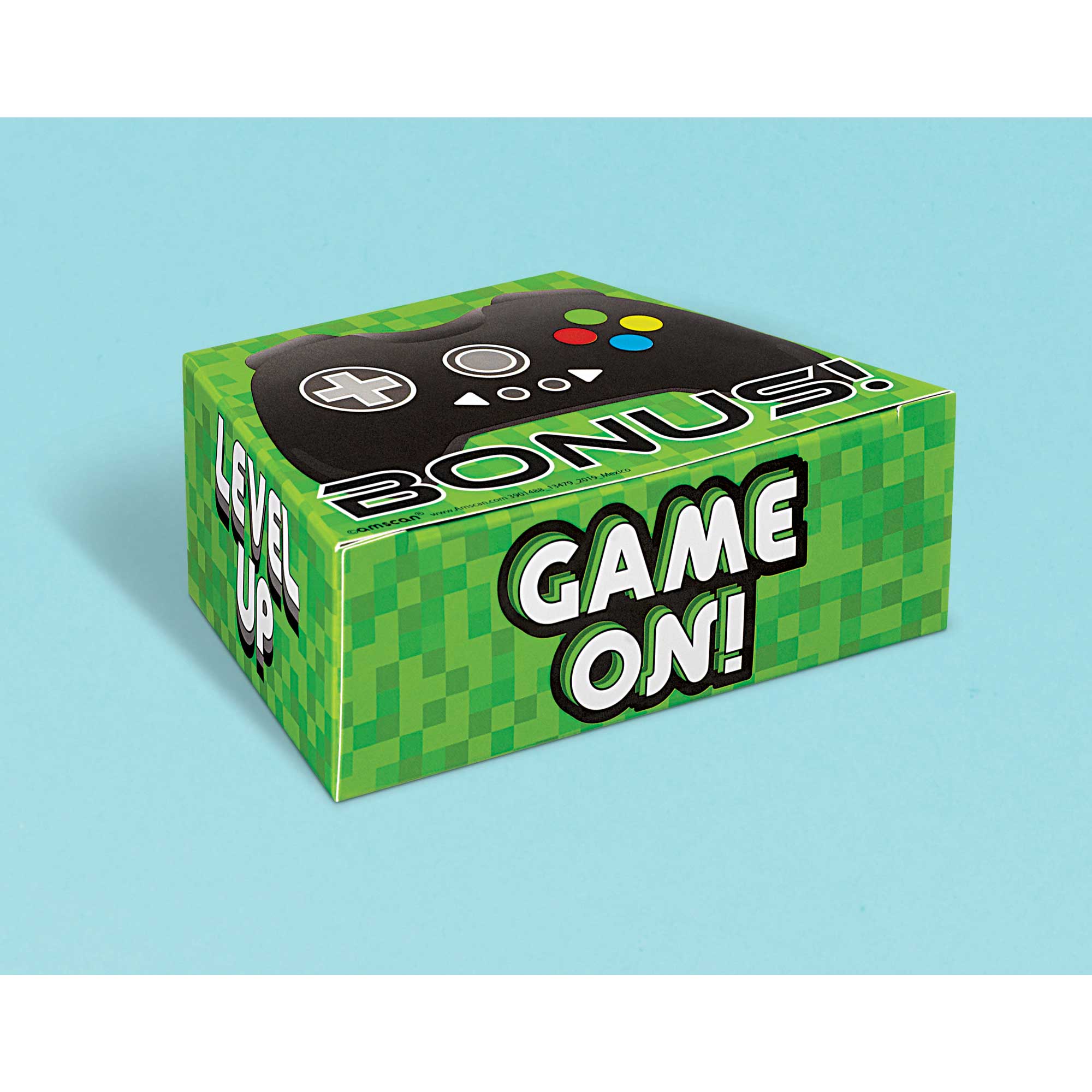 Gaming Level Up Controller Favor Cardboard Box Default Title