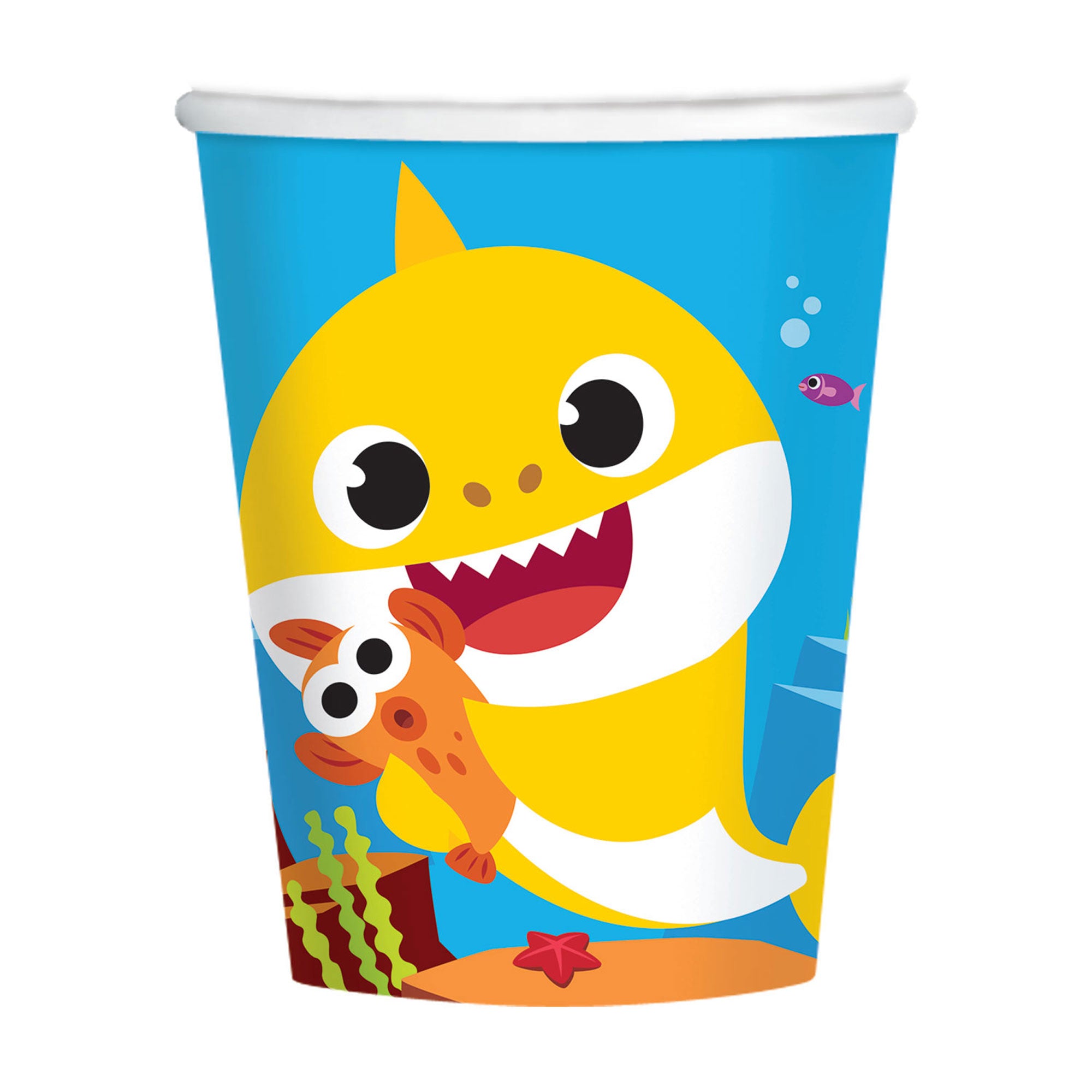 Baby Shark Paper Cups - 266ml 8 Pack Default Title