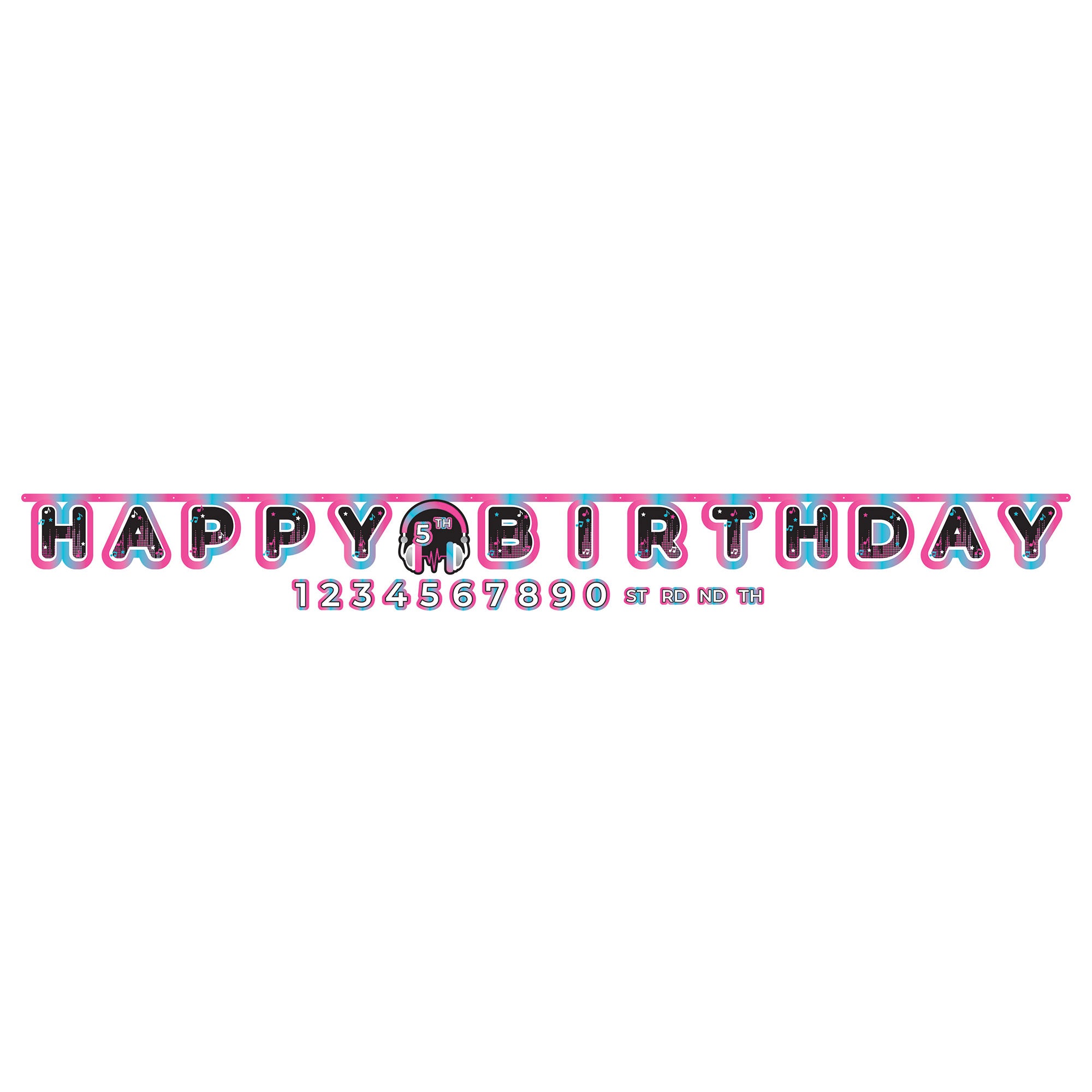 Internet Famous Birthday Jumbo Add-An-Age Letter Banner Default Title