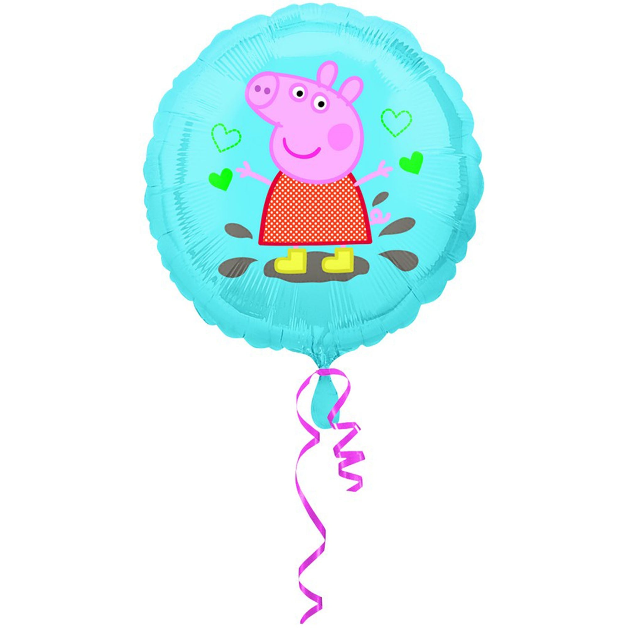 Peppa Pig Golden Boots Foil Balloon Standard HX - 45cm Default Title