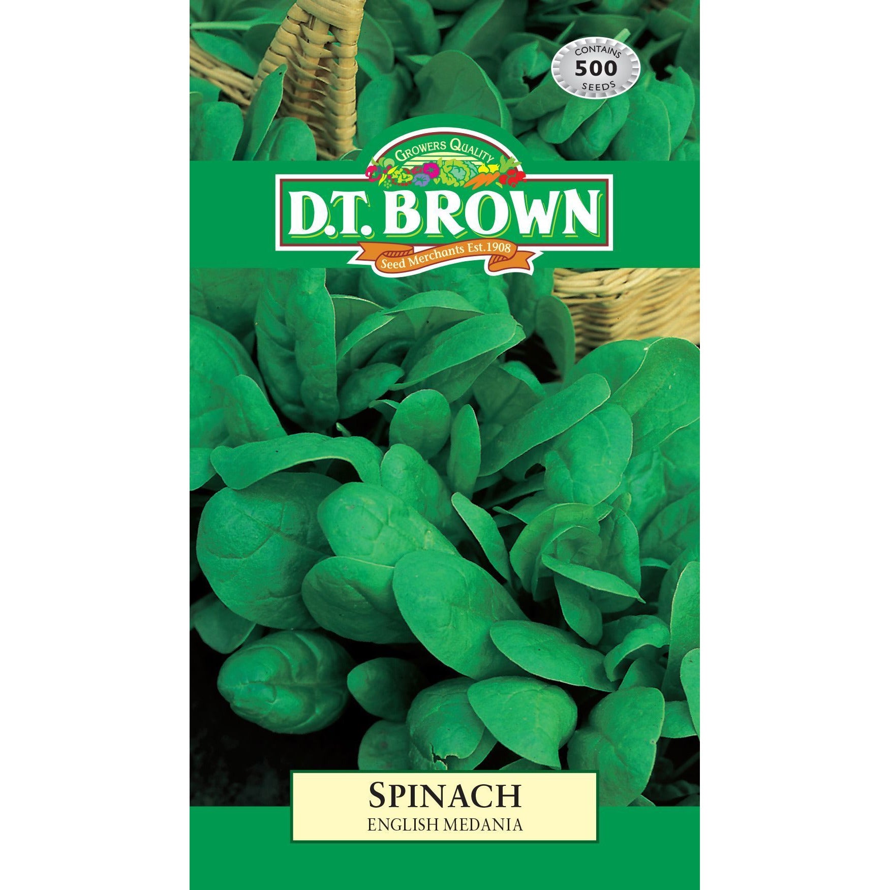 Buy DT Brown Spinach English Medania Seeds | Dollars and Sense