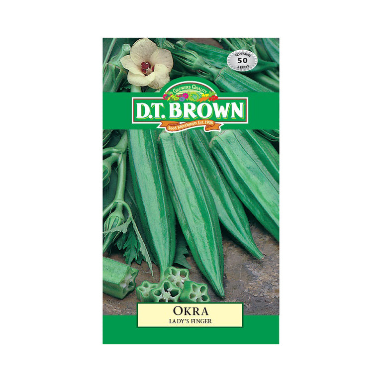 Buy DT Brown Okra Ladys Finger Seeds | Dollars and Sense