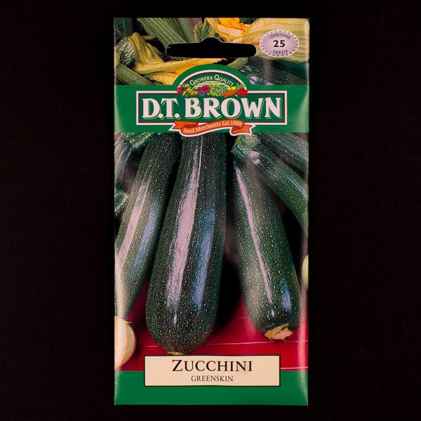 Buy DT Brown Zucchini Greenskin Seeds | Dollars and Sense