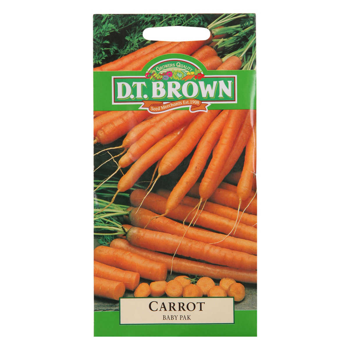 Buy DT Brown Carrot Baby Pack Seeds | Dollars and Sense