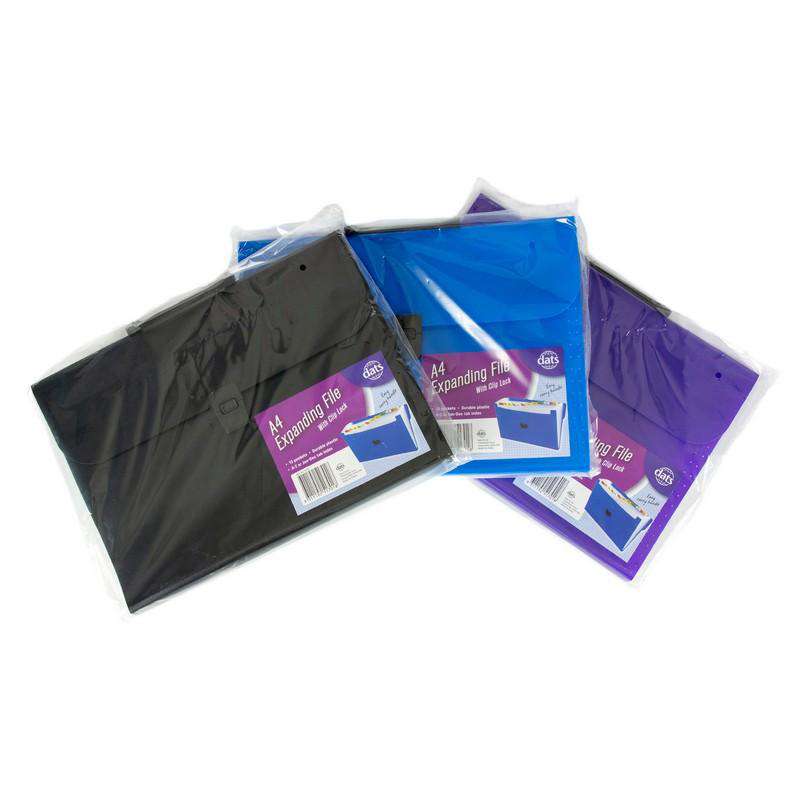 A4 File Case - Expandable With Handle - Dollars and Sense