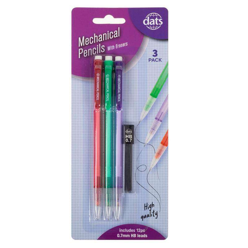 Mechanical HB Pencils - 3 Pack - Dollars and Sense