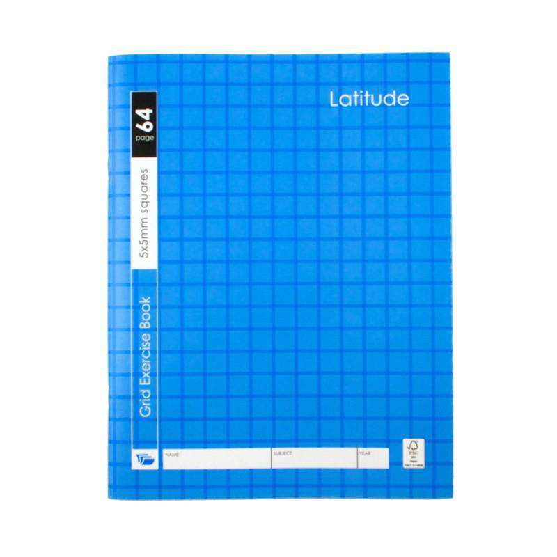 Grid Exercise Book - 17 x 22cm 5mm Ruled - Dollars and Sense