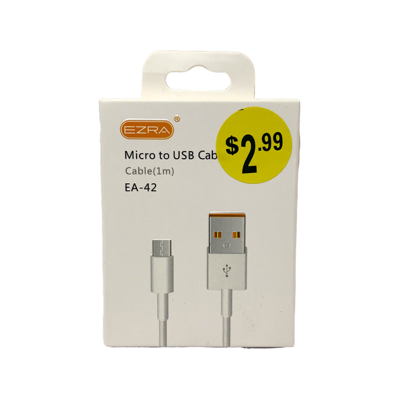 1m Micro USB Cable - Dollars and Sense