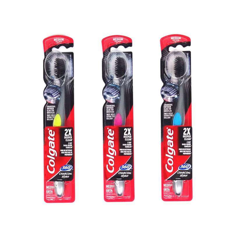 Colgate 360 Toothbrush Charcoal - Dollars and Sense