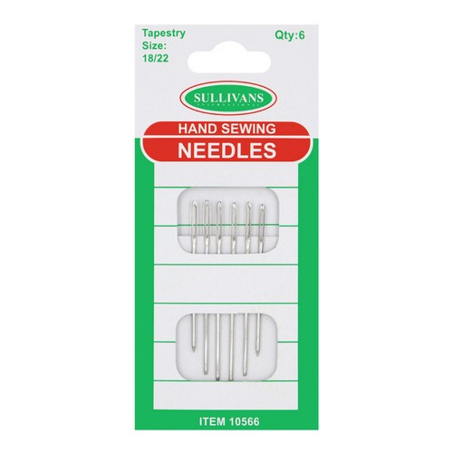 Hand Sewing Needles Tapestry - 6 Pieces Size 18 and 22 Default Title