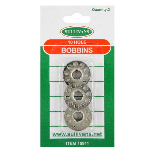 10 Hole Bobbins - 3 Pieces Default Title
