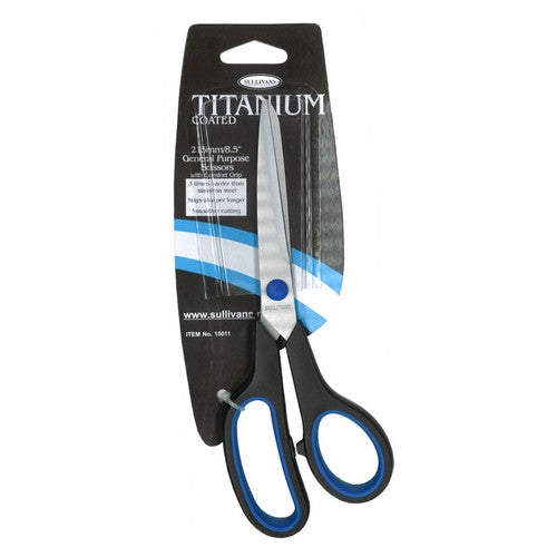 General Purpose Scissors Titanium Coated with Comfort Grip - 215mm Default Title